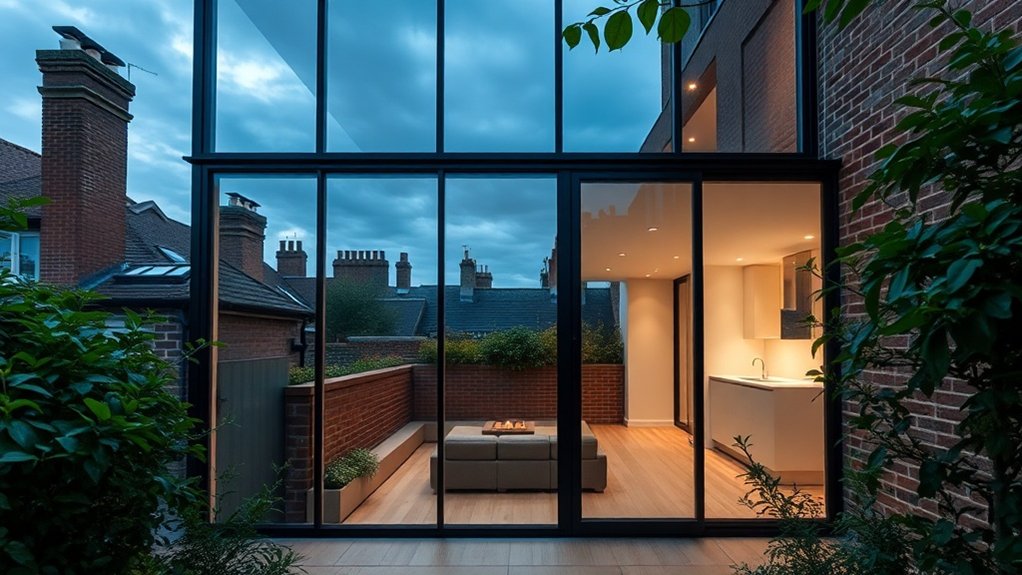Glass Extension Walls Deptford